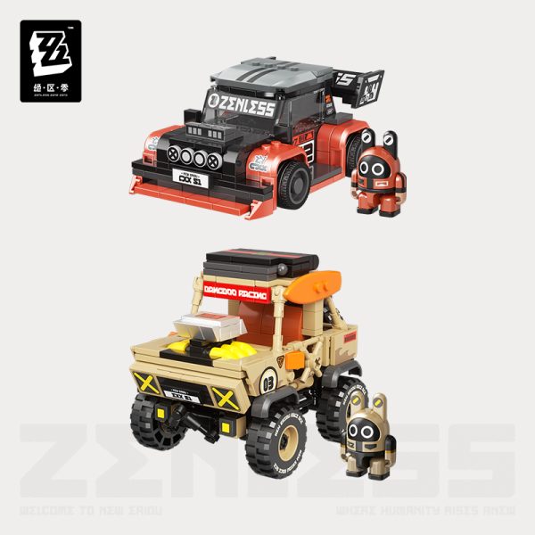 Zenless Zone Zero Speed ​​Legend Series Bangboo Toy Car Assembly Building Blocks