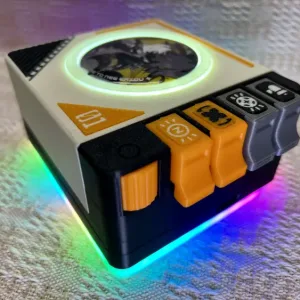 Zenless Zone Zero Badge Display Turntable, ZZZ Record Player, Badge Storage Display Stand