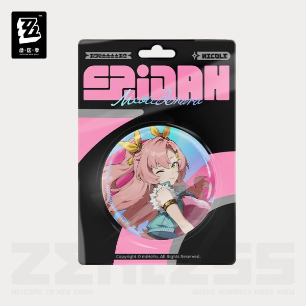 Zenless Zone Zero New Eridu Fashion Tinplate Badge Astra Yao / Ellen / Nicole [Official Merchandise] — image 4
