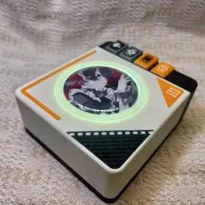 Zenless Zone Zero Badge Display Turntable, ZZZ Record Player, Badge Storage Display Stand