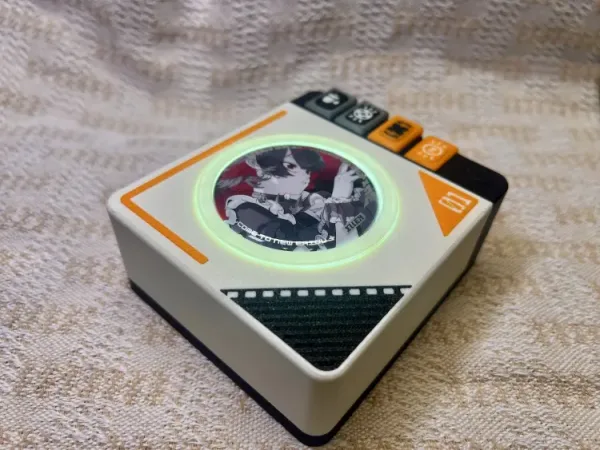 Zenless Zone Zero Badge Display Turntable, ZZZ Record Player, Badge Storage Display Stand