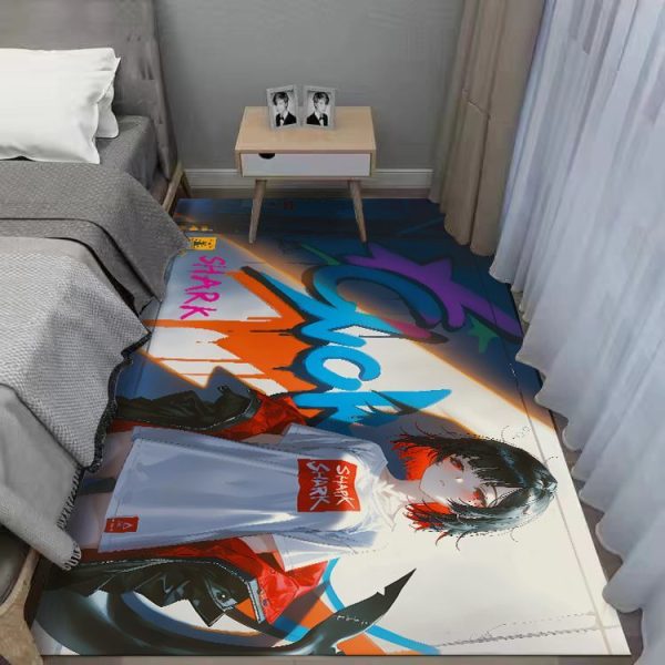 Zenless Zone Zero Ellen Joe Bedroom Bedside Carpet, Game Room E-Sports Large Size Hd Game Carpet