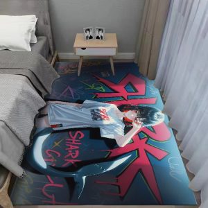 Zenless Zone Zero Ellen Joe Bedroom Bedside Carpet, Game Room E-Sports Large Size Hd Game Carpet