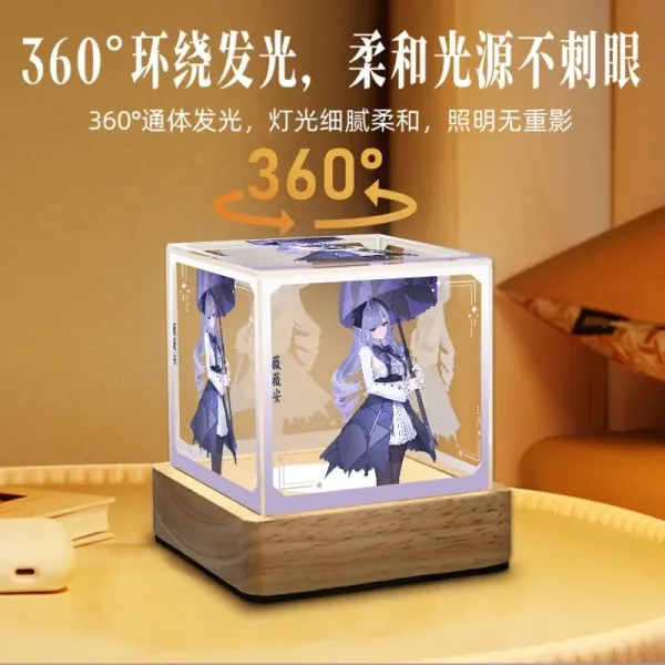Zenless Zone Zero Vivian Game Acrylic Night Light