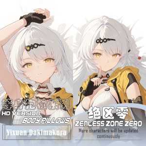 Zenless Zone Zero Yixuan Dakimakura Hugging Body Pillow Case ZZZ Pillow Cushion Cover Bedding