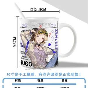Zenless Zone Zero Hugo Vlad Mug Cute Student Office Coffee Cup