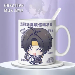 Zenless Zone Zero Asaba Harumasa Mug Cute Student Office Coffee Cup