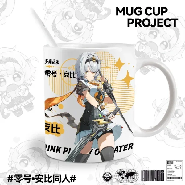 Zenless Zone Zero Soldier 0 - Anby Mug Cute Student Office Coffee Cup