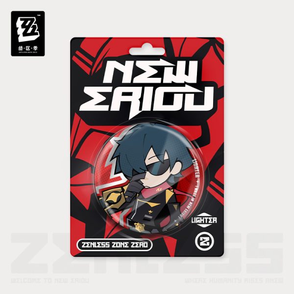Zenless Zone Zero New Eridu Series Chibi Son of Calydon Tinplate Badge [Official Merchandise]