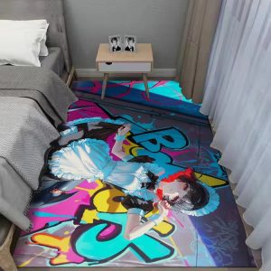 Zenless Zone Zero Ellen Joe Bedroom Bedside Carpet, Game Room E-Sports Large Size Hd Game Carpet