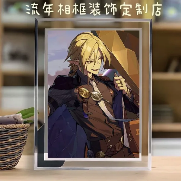 Zenless Zone Zero Hugo Vlad Crystal Photo Frame Dormitory Secondary Animation Decoration Ornaments