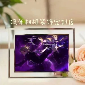 Zenless Zone Zero Hugo Vlad Crystal Photo Frame Dormitory Secondary Animation Decoration Ornaments