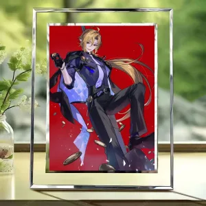 Zenless Zone Zero Hugo Vlad Crystal Photo Frame Dormitory Secondary Animation Decoration Ornaments