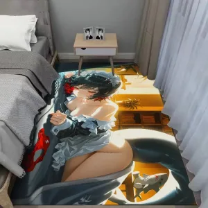 Zenless Zone Zero Ellen Joe Bedroom Bedside Carpet, Game Room E-Sports Large Size Hd Game Carpet