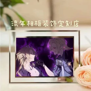 Zenless Zone Zero Hugo Vlad Crystal Photo Frame Dormitory Secondary Animation Decoration Ornaments