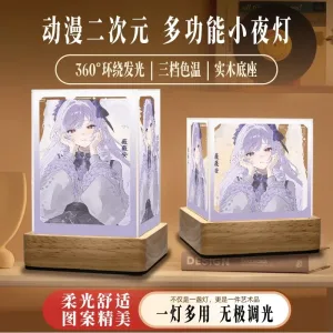 Zenless Zone Zero Vivian Game Acrylic Night Light