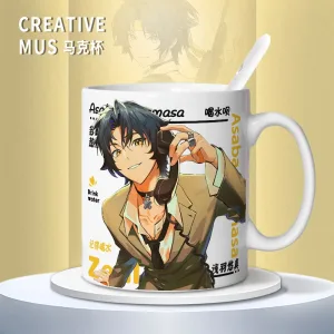 Zenless Zone Zero Asaba Harumasa Mug Cute Student Office Coffee Cup