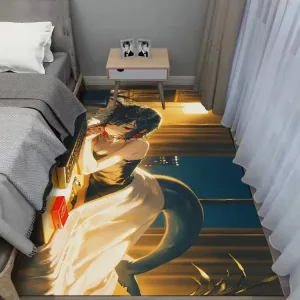 Zenless Zone Zero Ellen Joe Bedroom Bedside Carpet, Game Room E-Sports Large Size Hd Game Carpet