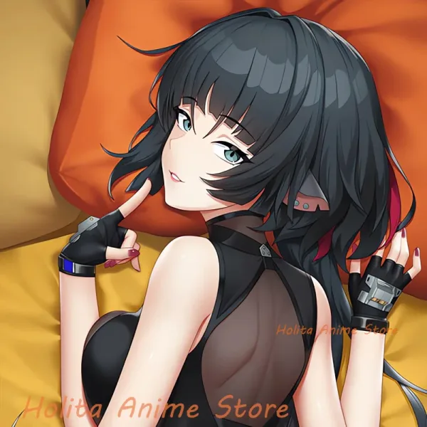 Dakimakura Anime Jane Doe Zenless Zone Zero Double-sided Print Life-size Body Pillow Cover Pillowcase — image 2