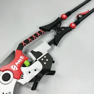 Ellen Joe Weapon Zenless Zone Zero Cosplay Shark Scissors Wooden Props Anime Halloween Party Costumes Masquerade Women Game