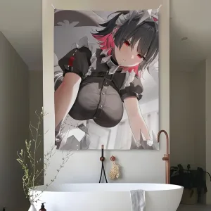 Ellen Joe Zenless Zone Zero Tapestry Bedroom Living Bar Garden Outdoor Microfiber Festival Decoration Background Art Banner