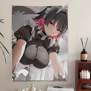 Ellen Joe Zenless Zone Zero Tapestry Bedroom Living Bar Garden Outdoor Microfiber Festival Decoration Background Art Banner