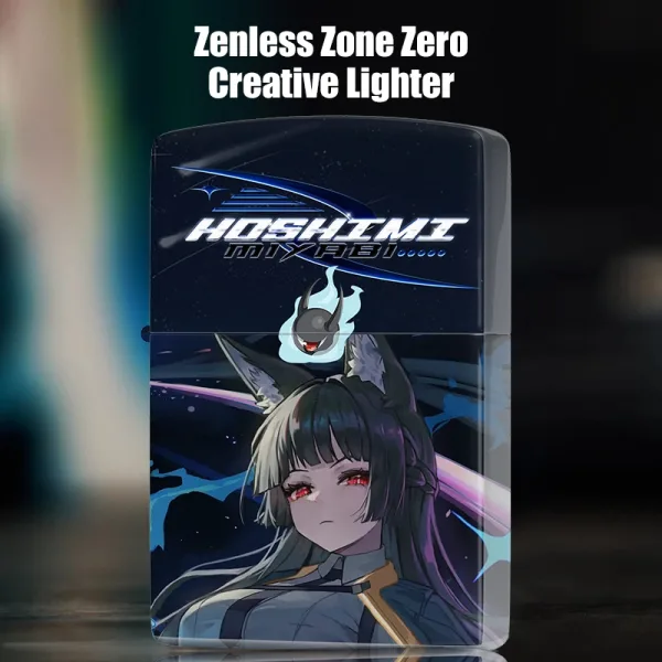 Zenless Zone Zero Hoshimi Miyabi Lighter Jaws Windproof Lighter