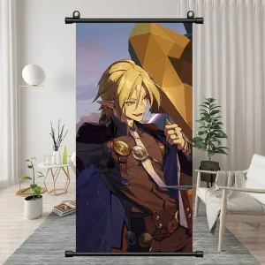 Zenless Zone Zero Hugo Vlad,Vivian Agent Standing Painting and Bedroom Bedside Decoration Hanging Paintings