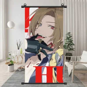 Zenless Zone Zero Hugo Vlad,Vivian Agent Standing Painting and Bedroom Bedside Decoration Hanging Paintings