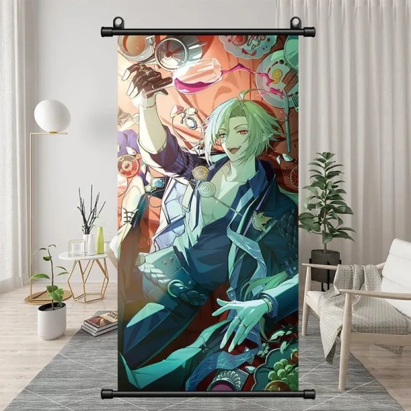 Zenless Zone Zero Hugo Vlad,Vivian Agent Standing Painting and Bedroom Bedside Decoration Hanging Paintings