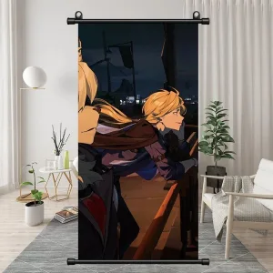 Zenless Zone Zero Hugo Vlad,Vivian Agent Standing Painting and Bedroom Bedside Decoration Hanging Paintings