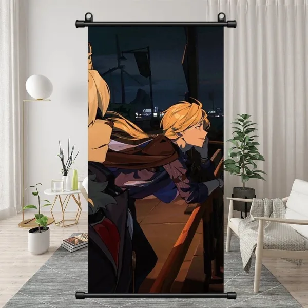 Zenless Zone Zero Hugo Vlad,Vivian Agent Standing Painting and Bedroom Bedside Decoration Hanging Paintings