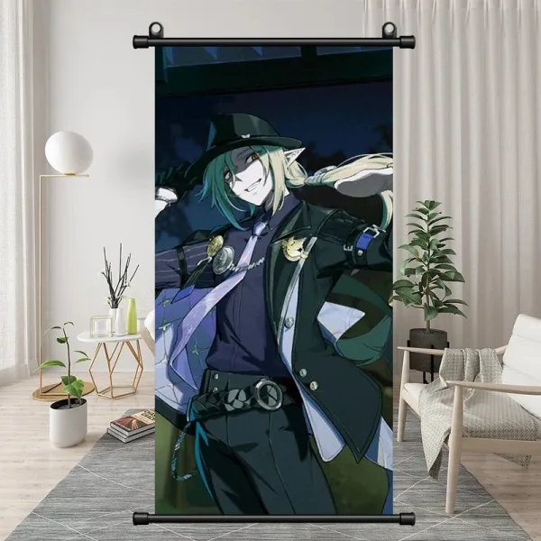 Zenless Zone Zero Hugo Vlad,Vivian Agent Standing Painting and Bedroom Bedside Decoration Hanging Paintings