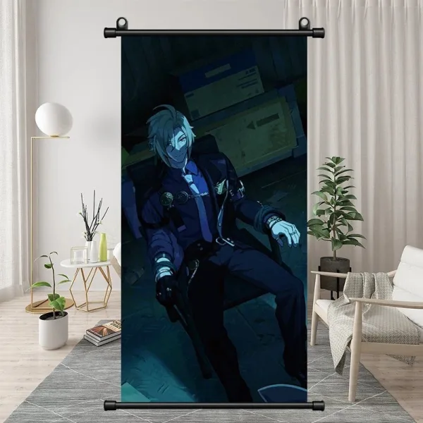 Zenless Zone Zero Hugo Vlad,Vivian Agent Standing Painting and Bedroom Bedside Decoration Hanging Paintings