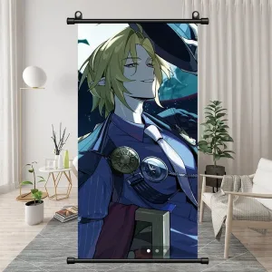 Zenless Zone Zero Hugo Vlad,Vivian Agent Standing Painting and Bedroom Bedside Decoration Hanging Paintings