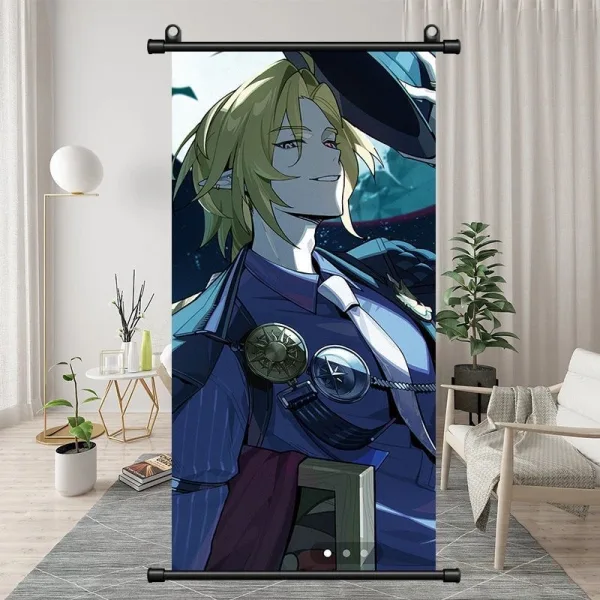 Zenless Zone Zero Hugo Vlad,Vivian Agent Standing Painting and Bedroom Bedside Decoration Hanging Paintings