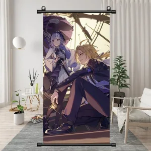 Zenless Zone Zero Hugo Vlad,Vivian Agent Standing Painting and Bedroom Bedside Decoration Hanging Paintings