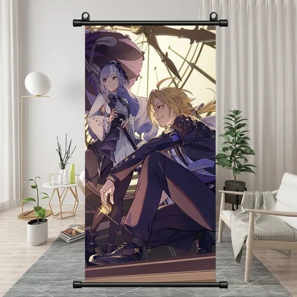 Zenless Zone Zero Hugo Vlad,Vivian Agent Standing Painting and Bedroom Bedside Decoration Hanging Paintings