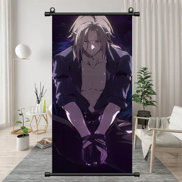 Zenless Zone Zero Hugo Vlad,Vivian Agent Standing Painting and Bedroom Bedside Decoration Hanging Paintings