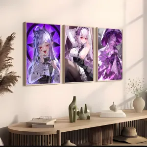 Kawaii Vivian Top Fashion Zenless Zone Zero Poster No Framed Poster Club Paper Poster Wall Art Painting Bedroom Study Stickers