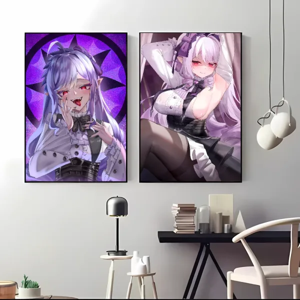 Kawaii Vivian Top Fashion Zenless Zone Zero Poster No Framed Poster Club Paper Poster Wall Art Painting Bedroom Study Stickers — image 4