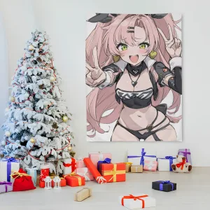 Nicole Demara Zenless Zone Zero Tapestry Bedroom Living Bar Garden Outdoor Microfiber Festival Decoration Background Art Banner