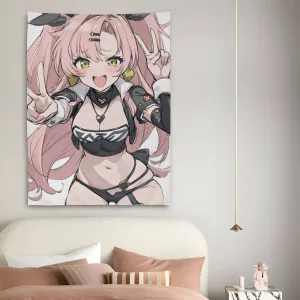 Nicole Demara Zenless Zone Zero Tapestry Bedroom Living Bar Garden Outdoor Microfiber Festival Decoration Background Art Banner