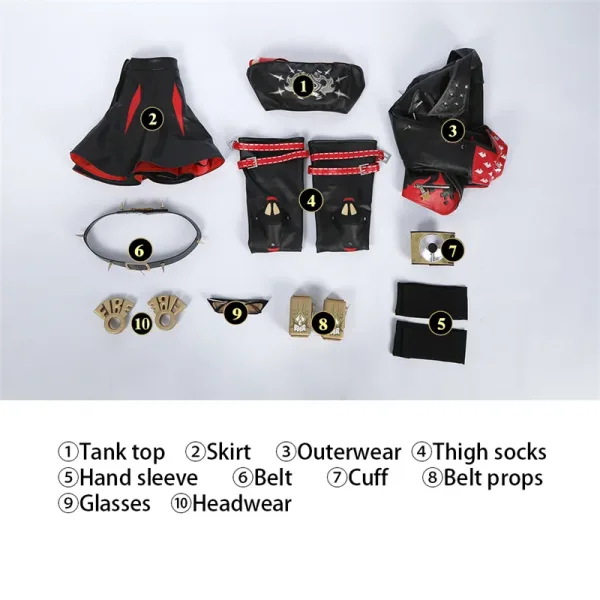 Zenless Zone Zero Burnice Cosplay Costume | zenlesszonezero.toys | ZZZ Burnice | Zenless Zone Zero Cosplay Costume |