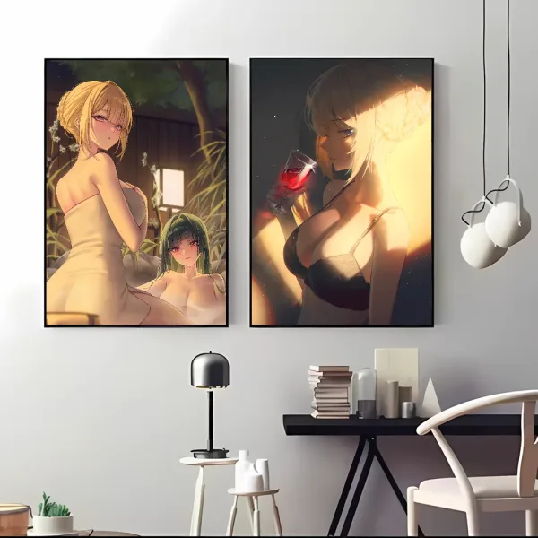 XL Popular Hot Kawaii Evelyn Fashion Zenless Zone Zero Poster Painting Print for Home Living Room Bedroom Decorative Pictures — image 4