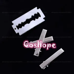 ZZZ Ellen Joe Cosplay 35cm Short Black Red Mixed Wig Cosplay Anime Cosplay Wigs Heat Resistant Synthetic Wigs