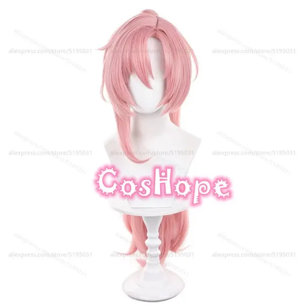 ZZZ Nicole Demara Cosplay Wig with Ponytail 80cm Long Pink Wig Cosplay Anime Cosplay Wig Heat Resistant Synthetic Wigs — image 2