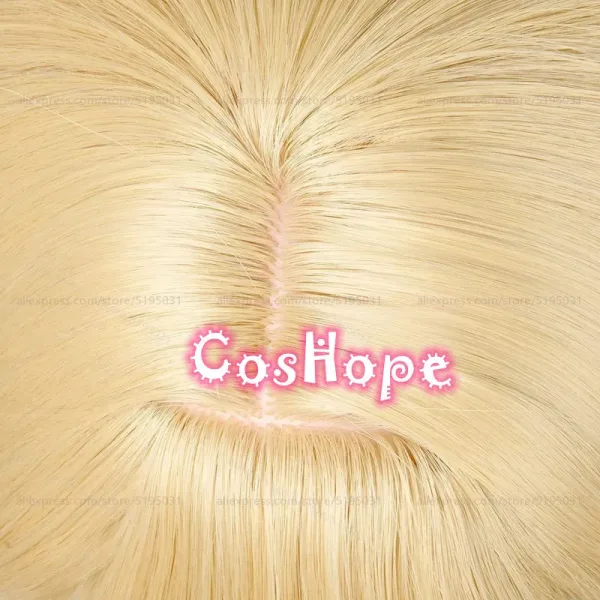 ZZZ Trigger Cosplay Wig with Ponytail Blonde Wig Cosplay Anime Cosplay Wigs Heat Resistant Synthetic Wigs for Costume — image 5