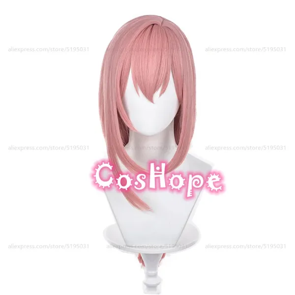 ZZZ Tsukishiro Yanagi Cosplay Wig 70cm Long Braided Pink Wig Cosplay Anime Cosplay Wigs Heat Resistant Synthetic Wigs — image 2