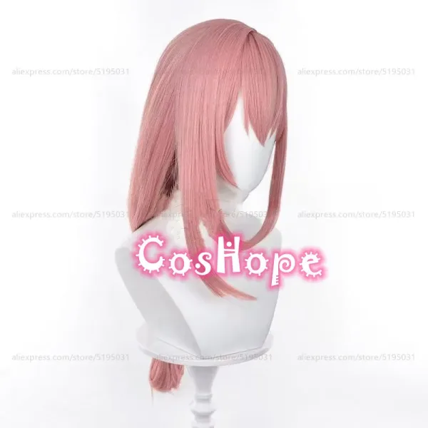 ZZZ Tsukishiro Yanagi Cosplay Wig 70cm Long Braided Pink Wig Cosplay Anime Cosplay Wigs Heat Resistant Synthetic Wigs — image 3